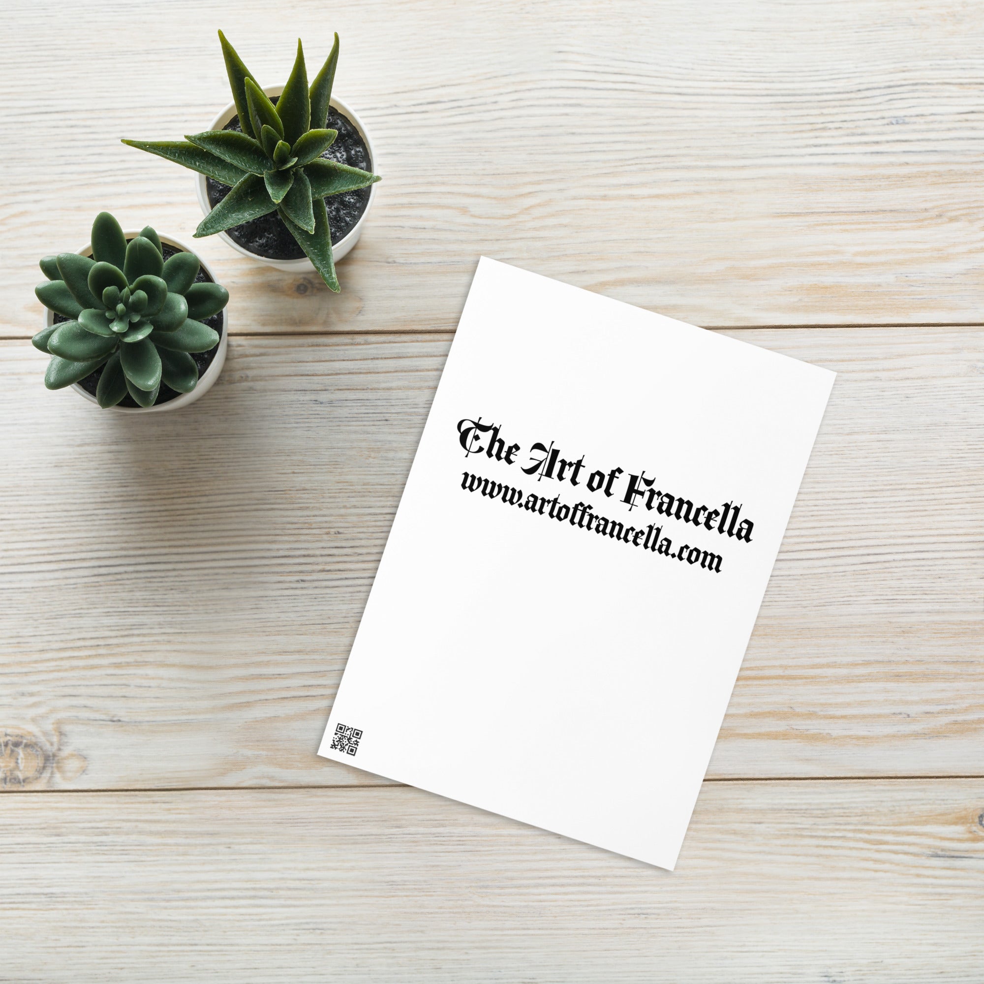 “915 Chola” Greeting card