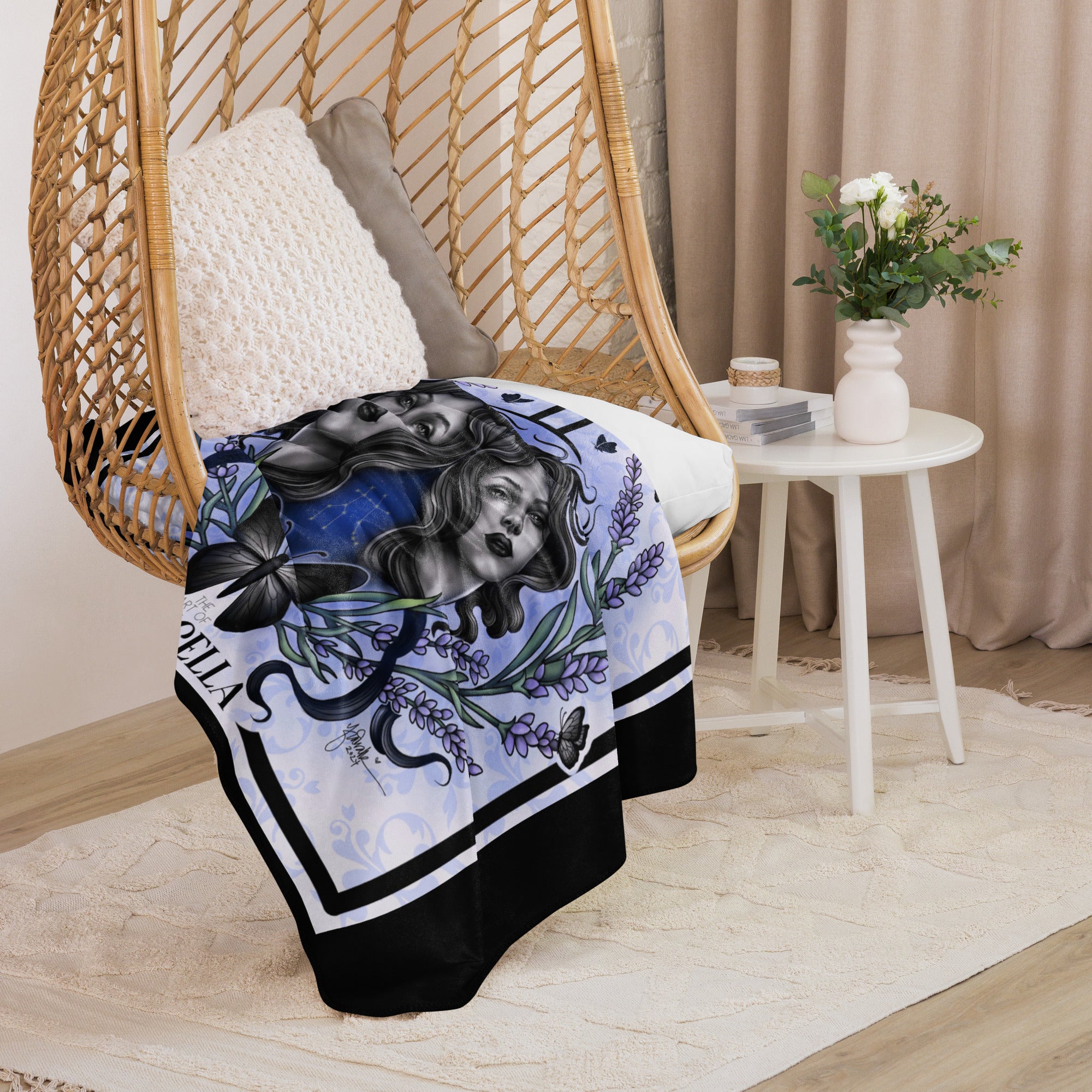 Gemini Zodiac Series Sherpa Blanket