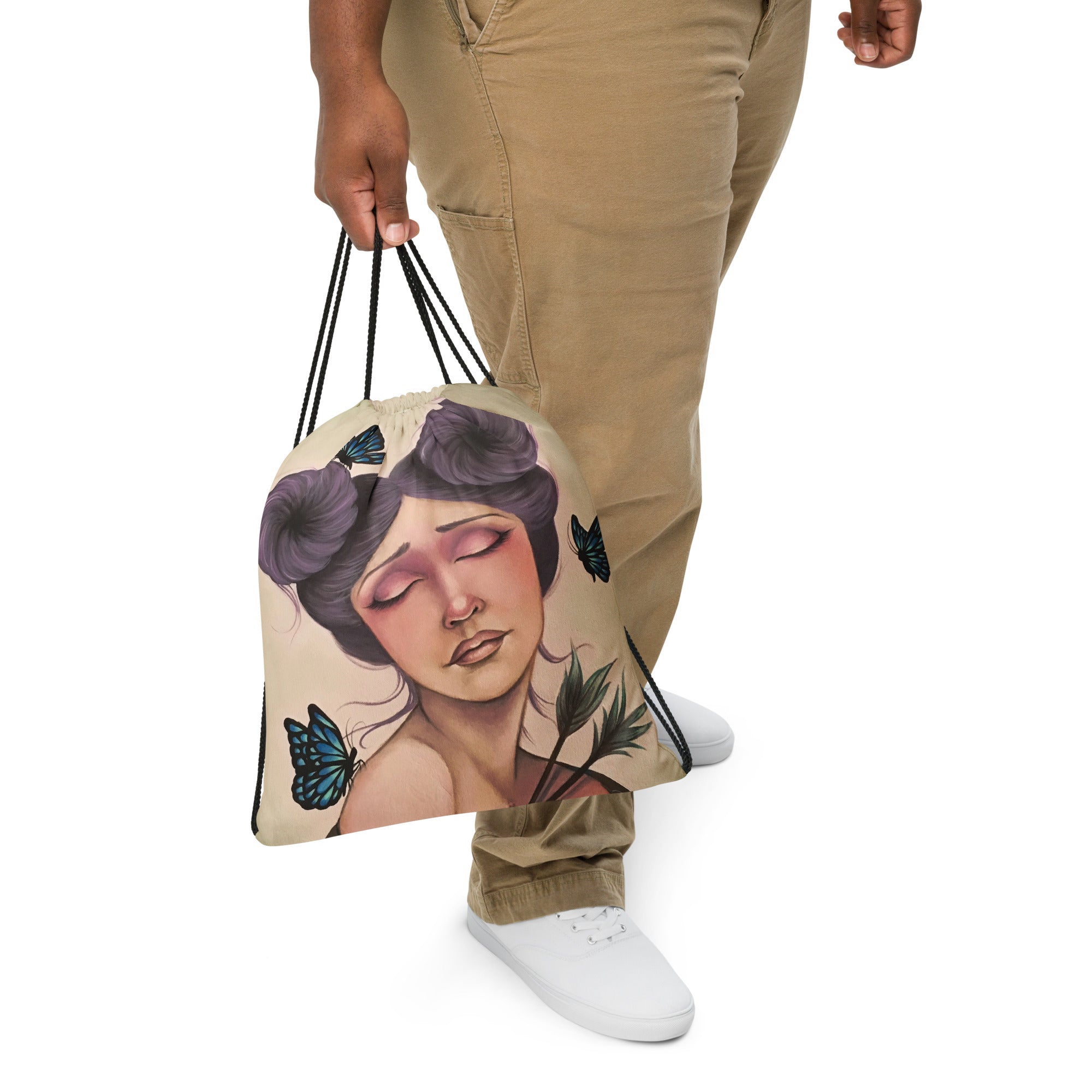 “Metamorphosis” Drawstring bag