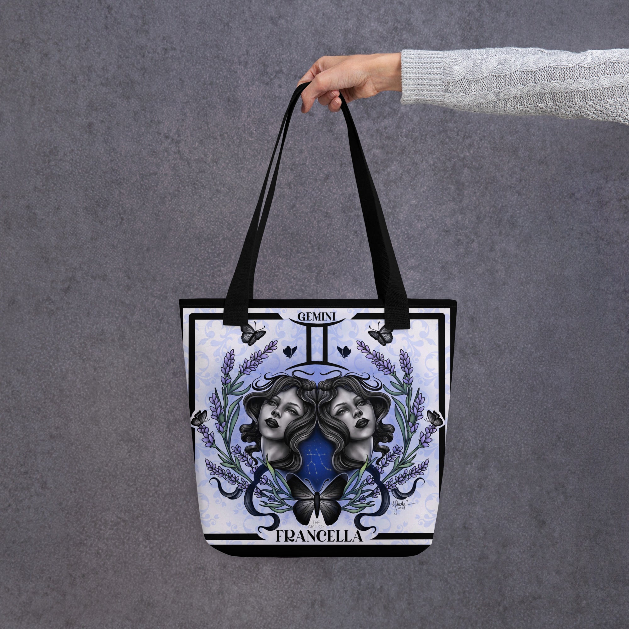 Gemini Zodiac Series Tote bag