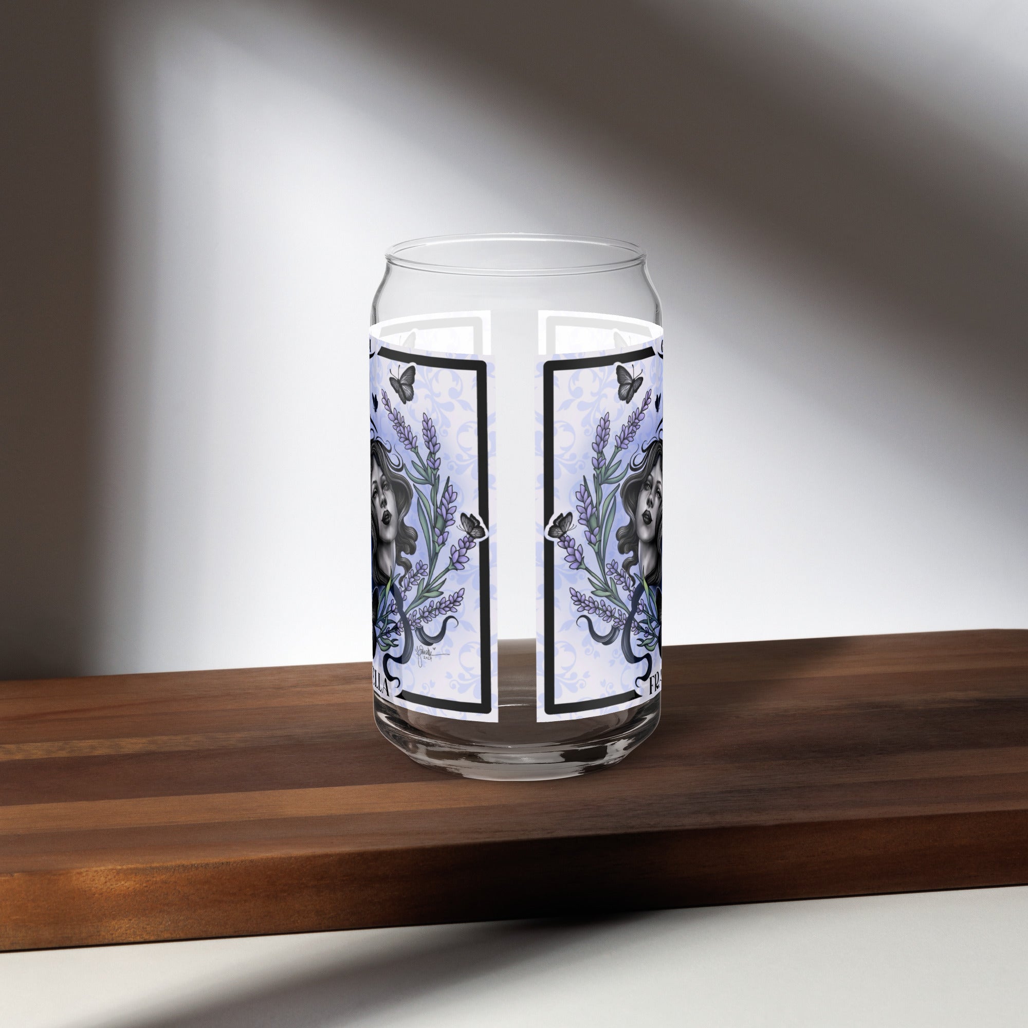 Gemini Zodiac Series Can-Shaped Glass