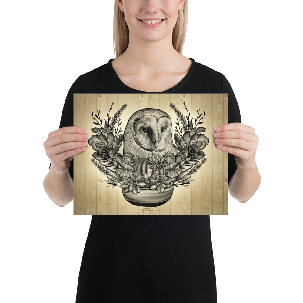 “Nature Owl” Poster