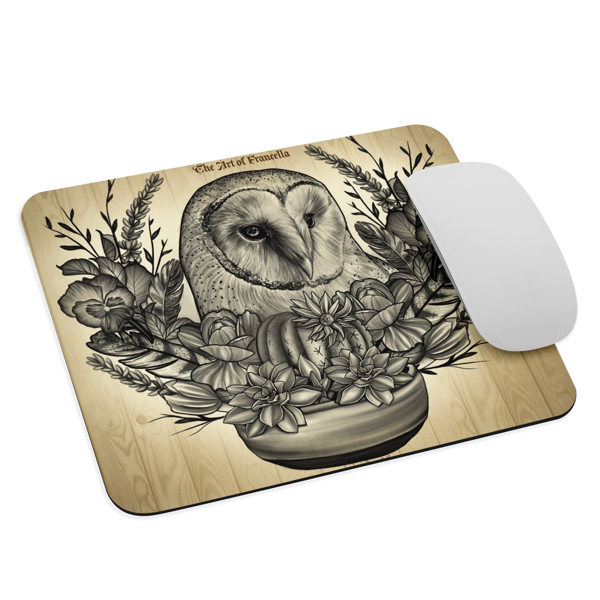 “Nature Owl” Mouse pad