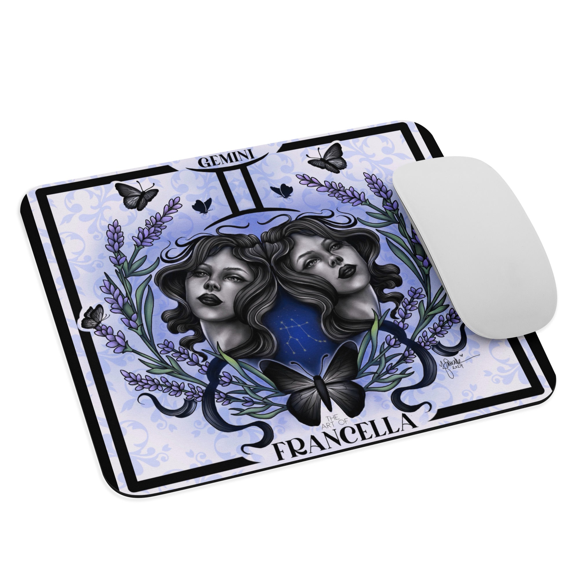 Gemini Zodiac Series Mouse pad