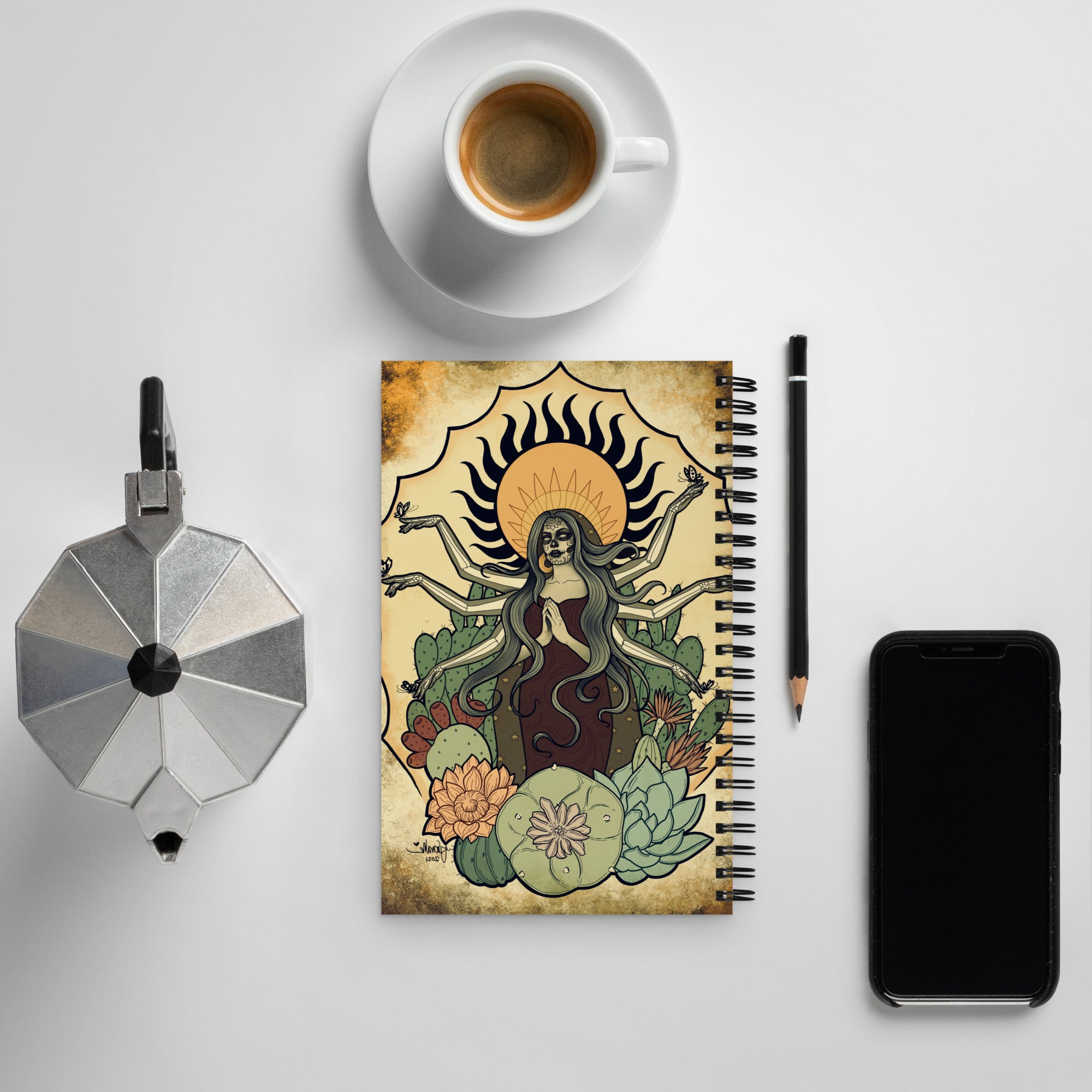 “La Madre” Spiral notebook