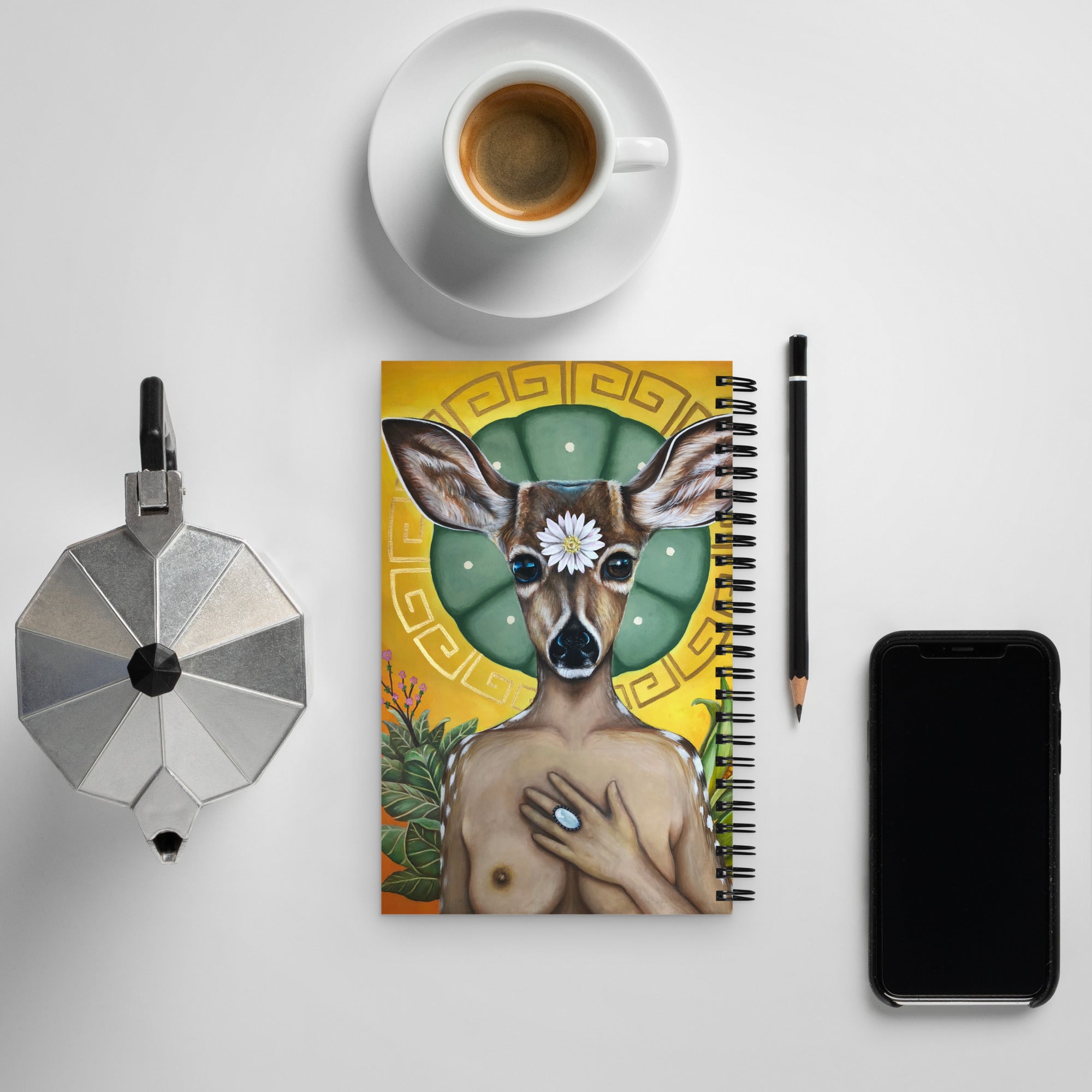 “Deer Medicine” Spiral notebook