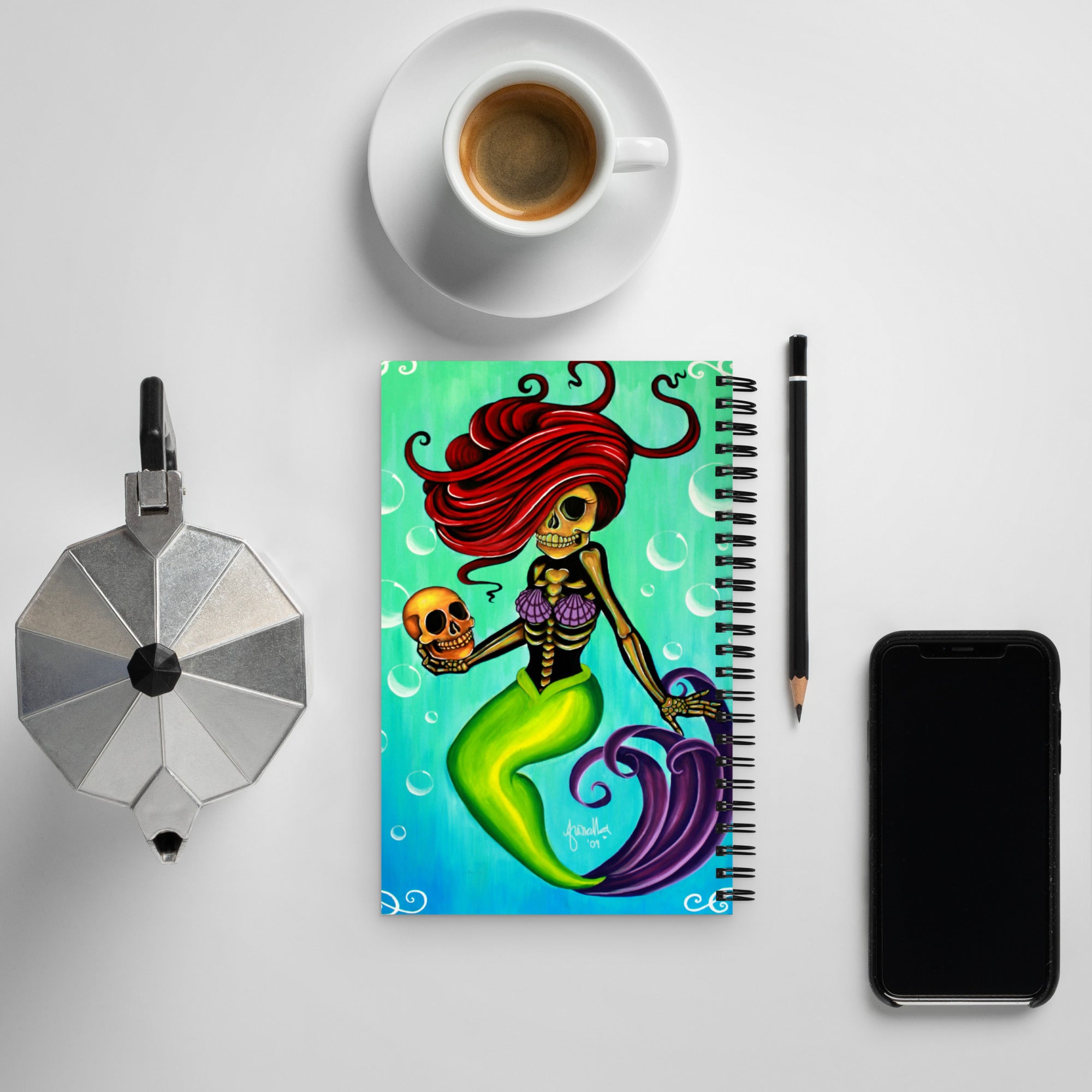 “La Sirena” Spiral notebook