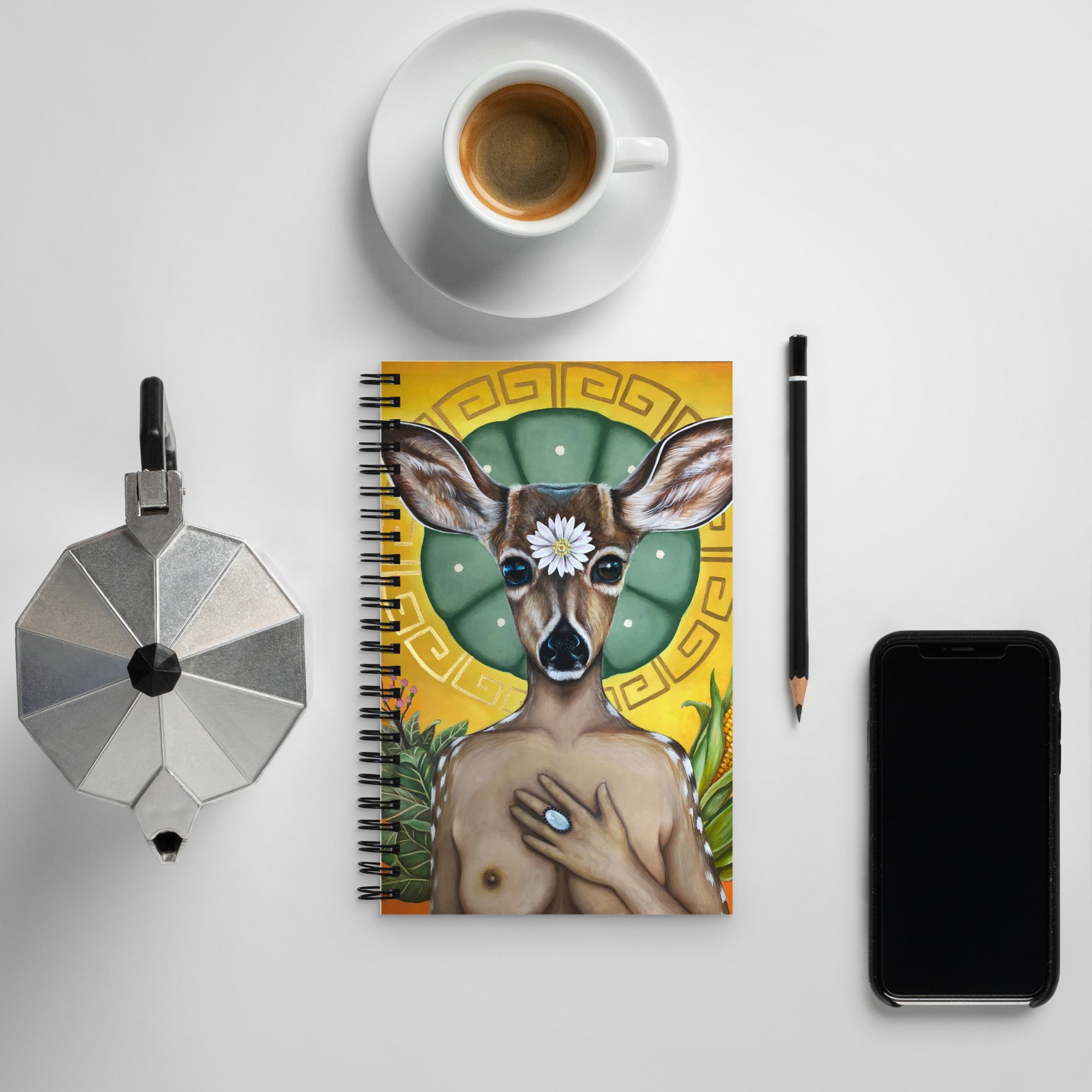 “Deer Medicine” Spiral notebook