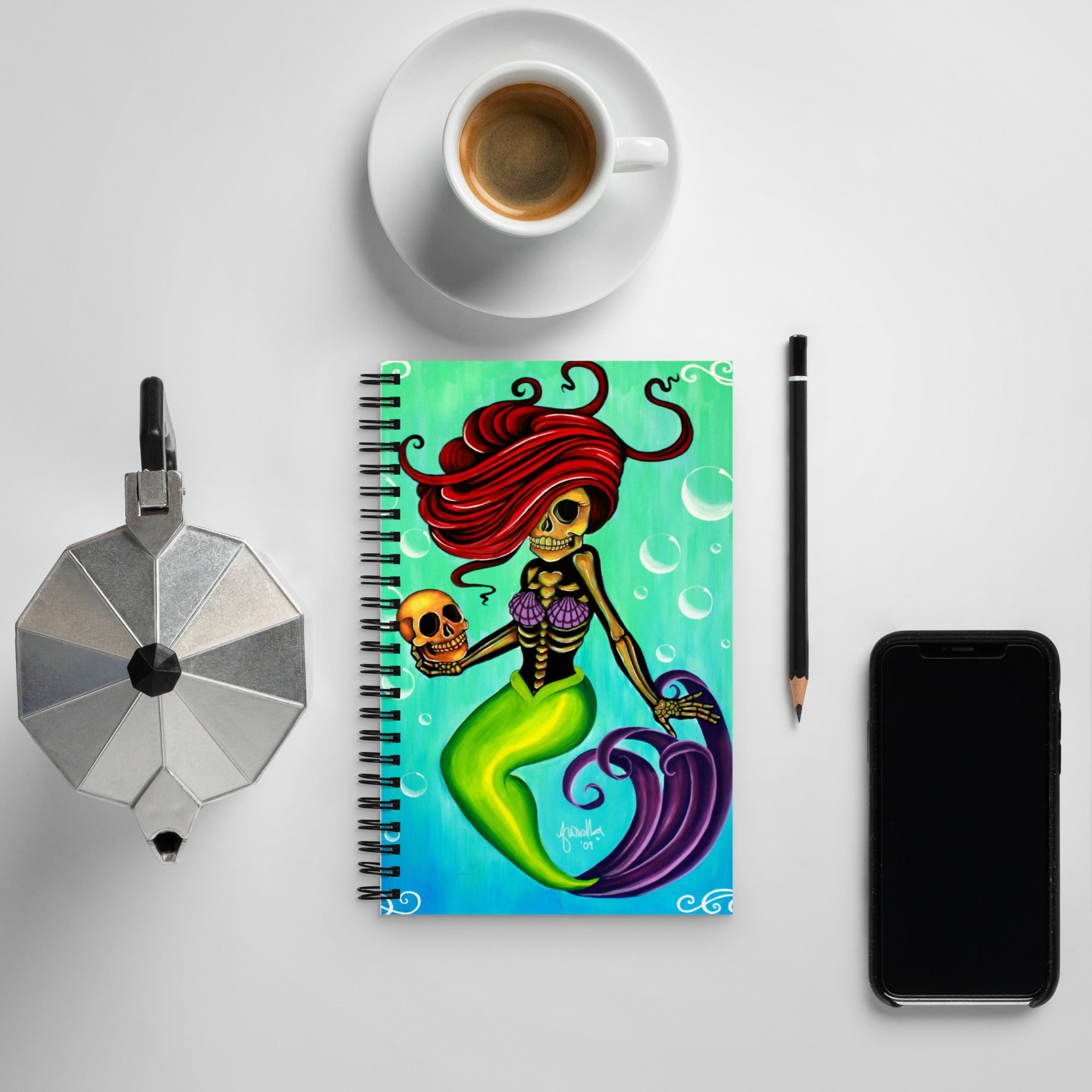 “La Sirena” Spiral notebook