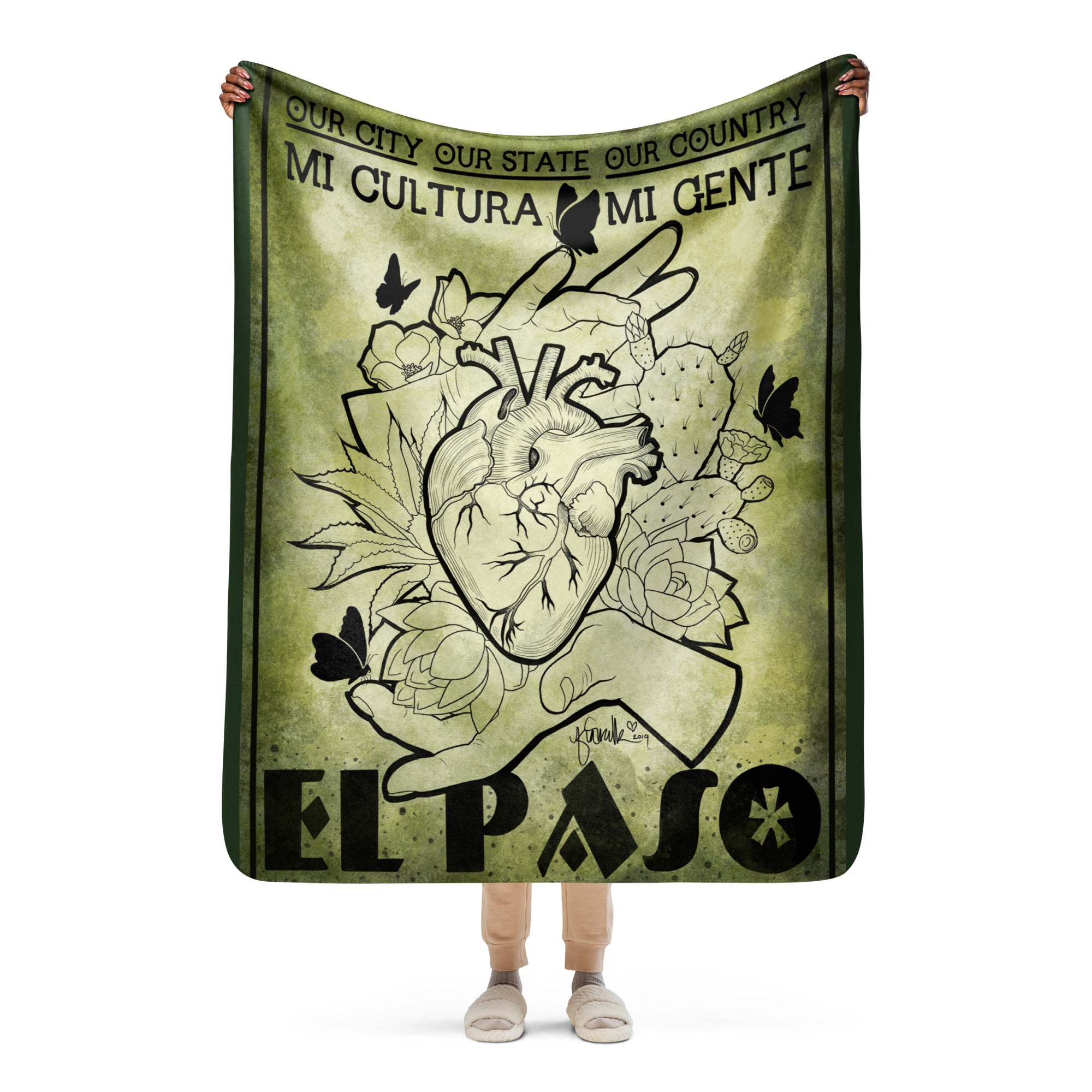 “El Paso” Sherpa blanket