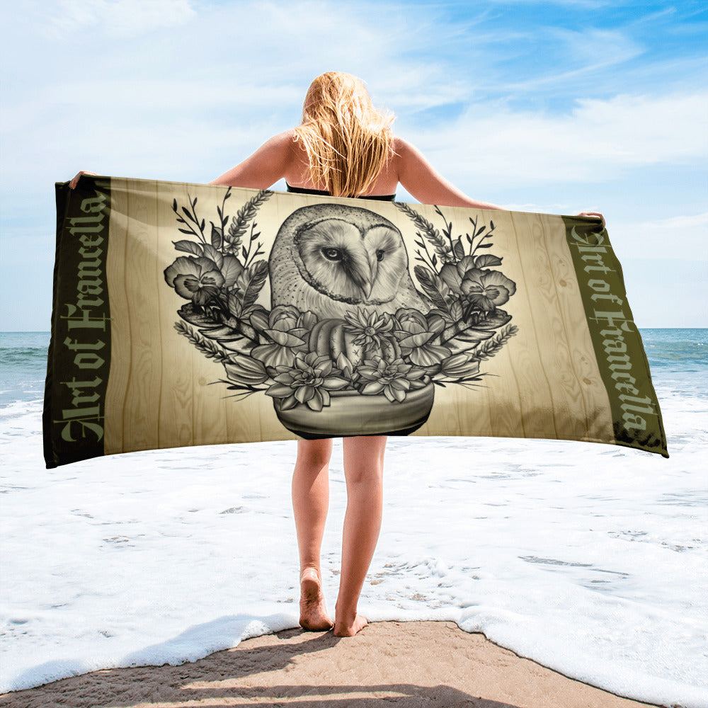 “Nature Owl” Towel