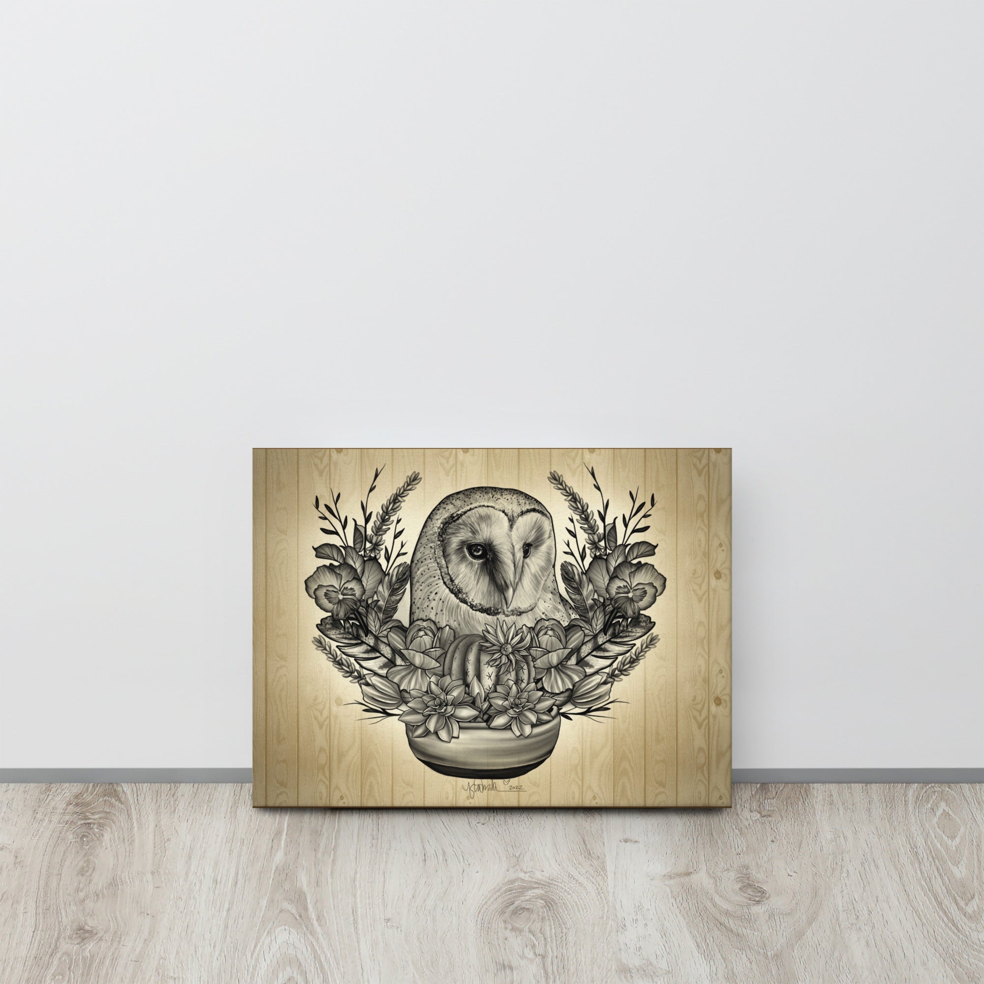 “Nature Owl” Thin canvas