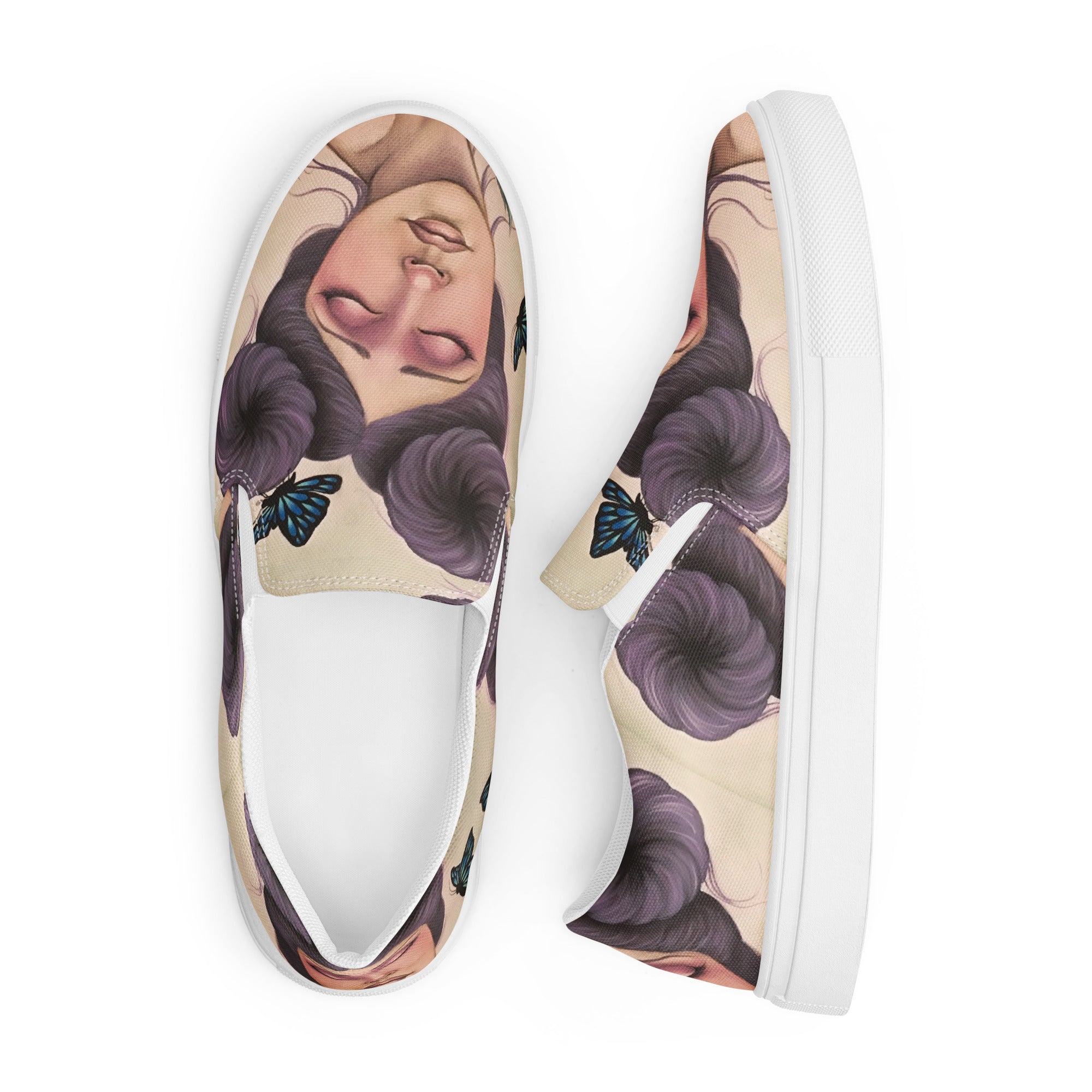 “Metamorphosis” Women’s slip-on canvas shoes