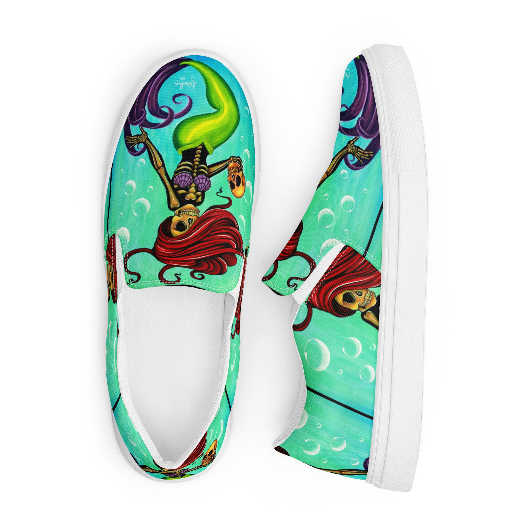 “La Sirena” Women’s slip-on canvas shoes