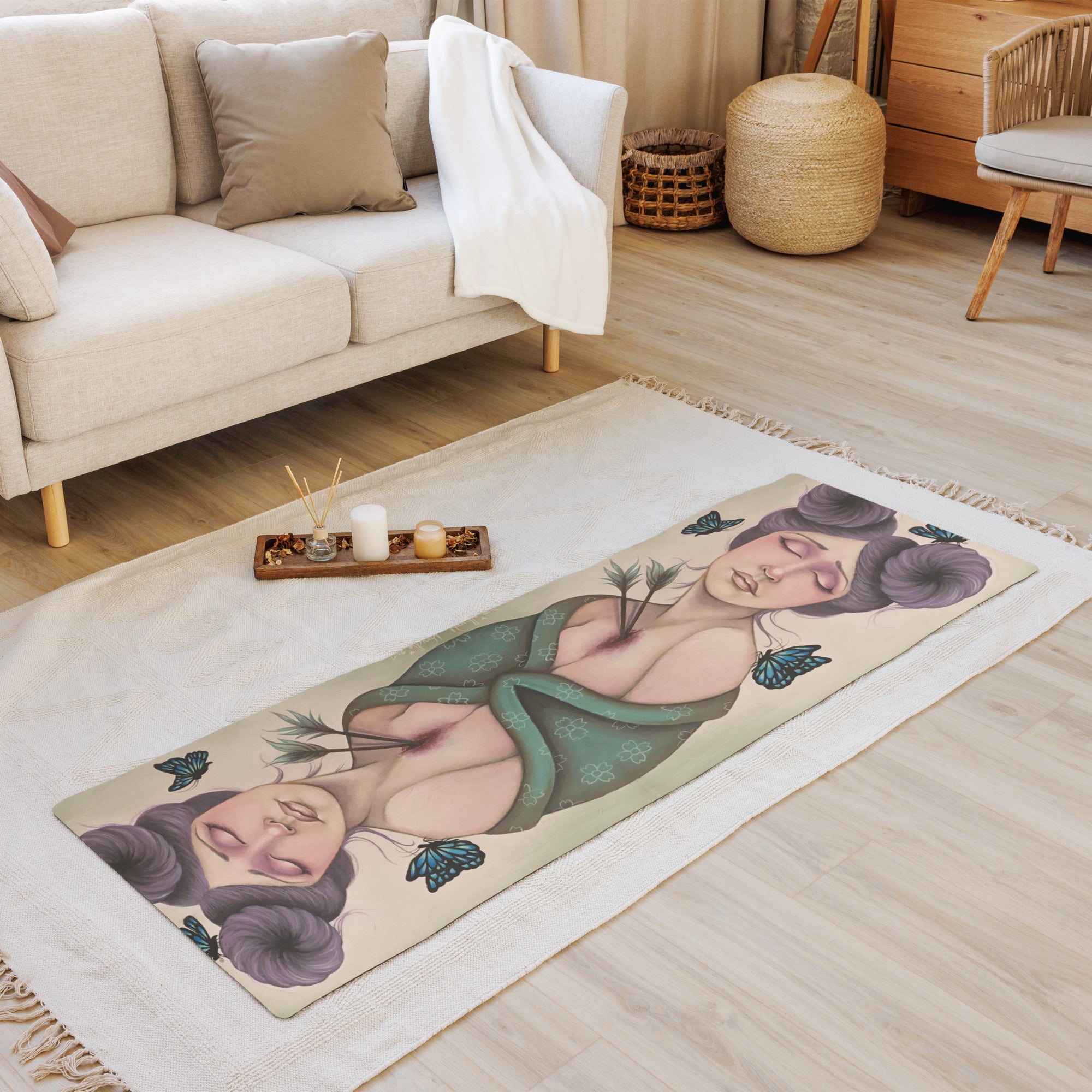 “Metamorphosis” Yoga mat